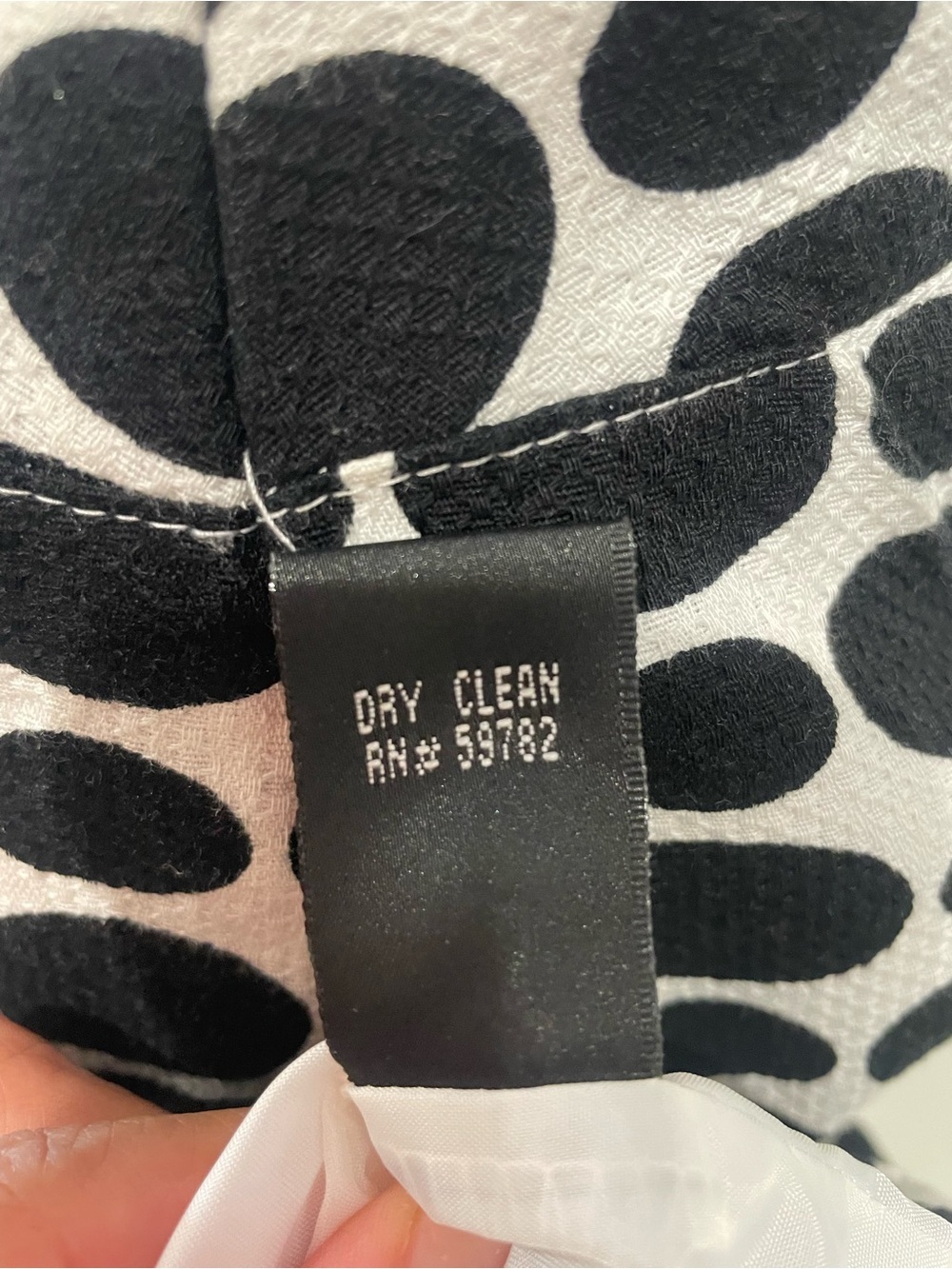 Adrianna Papell Black White Polka Dot Midi Sheath Dress 8 - Picture 10 of 10